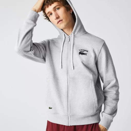 Lacoste Sweatshirts>Herren Sweatshirt Mit Kapuze Heidekraut Grau Cca