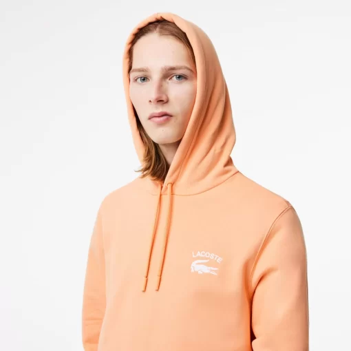 Lacoste Sweatshirts>Herren Sweatshirt Mit Kapuze Hell Orange Heb