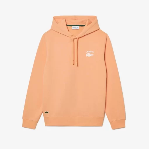 Lacoste Sweatshirts>Herren Sweatshirt Mit Kapuze Hell Orange Heb