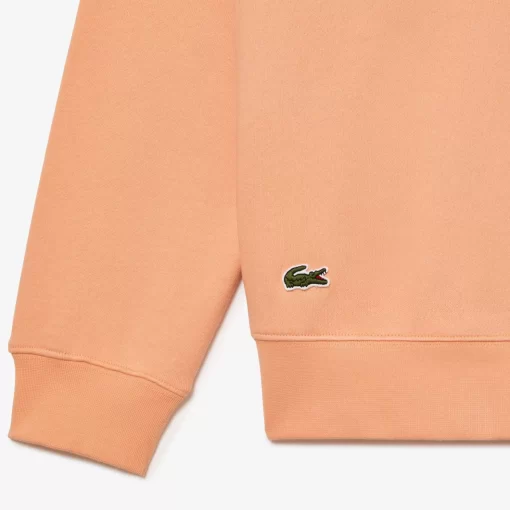 Lacoste Sweatshirts>Herren Sweatshirt Mit Krokodil-Aufdruck Hell Orange Heb