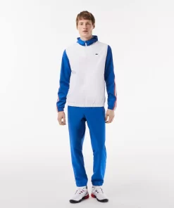 Lacoste Tennis>Herren Tennis Jogger-Set Weis / Blau / Weis Wmi