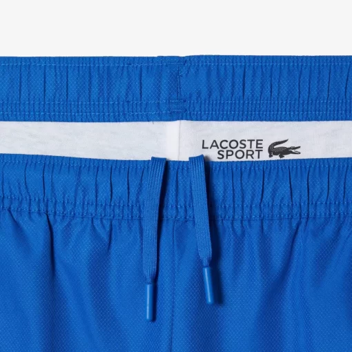 Lacoste Tennis>Herren Tennis Jogger-Set Weis / Blau / Weis Wmi