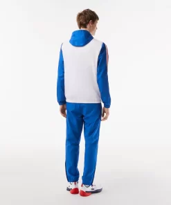 Lacoste Tennis>Herren Tennis Jogger-Set Weis / Blau / Weis Wmi