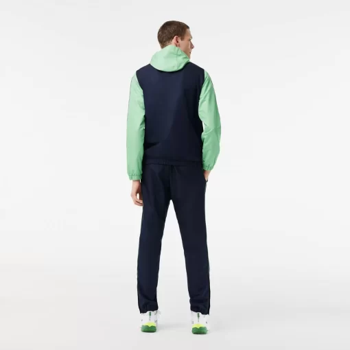 Lacoste Tennis>Herren Tennis Jogger-Set Navy Blau / Grun / Navy Blau / Grun Wti