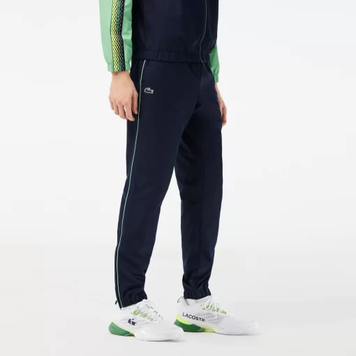 Lacoste Tennis>Herren Tennis Jogger-Set Navy Blau / Grun / Navy Blau / Grun Wti