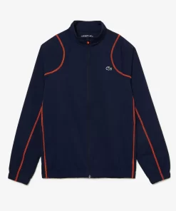 Lacoste Tennis>Herren Tennis Jogger-Set Navy Blau / Orange Xig