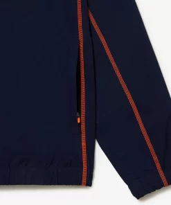 Lacoste Tennis>Herren Tennis Jogger-Set Navy Blau / Orange Xig