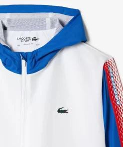 Lacoste Tennis>Herren Tennis Jogger-Set Weis / Blau / Weis Wmi