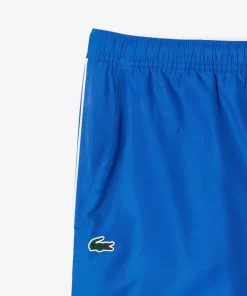 Lacoste Tennis>Herren Tennis Jogger-Set Weis / Blau / Weis Wmi