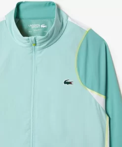 Lacoste Tennis>Herren Tennis Jogger-Set Hellgrun / Grun / Weis / Gelb Xia