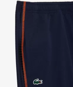 Lacoste Tennis>Herren Tennis Jogger-Set Navy Blau / Orange Xig