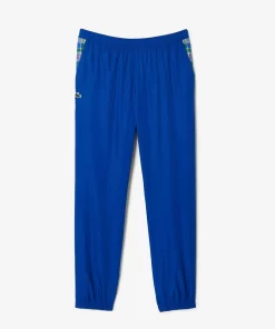 Lacoste Tennis>Herren Tennis Jogger-Set Mit Karomuster Weis / Grun / Blau Uif