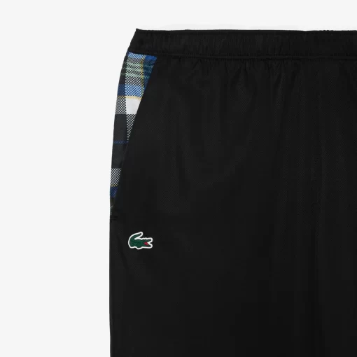 Lacoste Tennis>Herren Tennis Jogger-Set Mit Karomuster Weis / Blau / Schwarz Tih