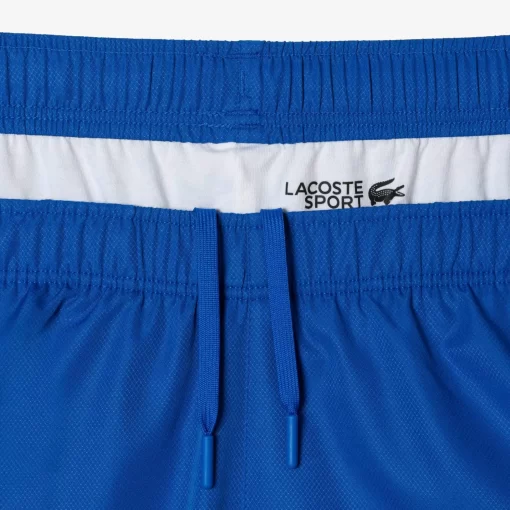 Lacoste Tennis>Herren Tennis Jogger-Set Mit Rundhals Blau / Orange / Weis Via