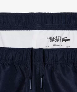 Lacoste Tennis>Herren Tennis Jogger-Set Mit Rundhals Grun / Gelb / Navy Blau Vic