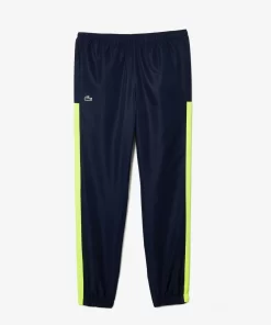 Lacoste Tennis>Herren Tennis Jogger-Set Mit Rundhals Grun / Gelb / Navy Blau Vic