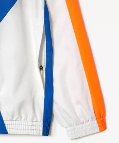 Lacoste Tennis>Herren Tennis Jogger-Set Mit Rundhals Blau / Orange / Weis Via