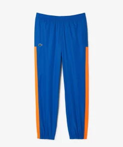 Lacoste Tennis>Herren Tennis Jogger-Set Mit Rundhals Blau / Orange / Weis Via