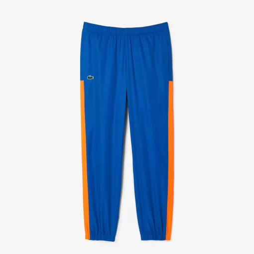 Lacoste Tennis>Herren Tennis Jogger-Set Mit Rundhals Blau / Orange / Weis Via