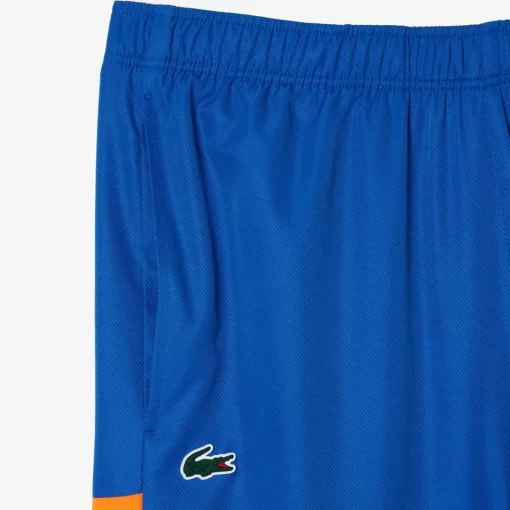 Lacoste Tennis>Herren Tennis Jogger-Set Mit Rundhals Blau / Orange / Weis Via