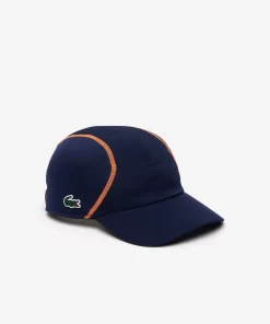 Lacoste Tennis>Herren Tennis Kappe Mit Mesh-Einsatz Navy Blau / Orange Xik