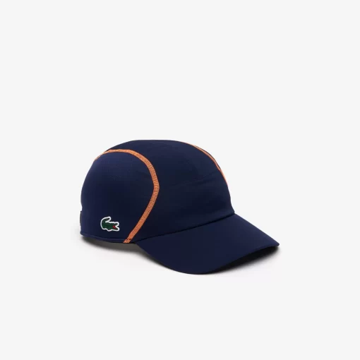 Lacoste Tennis>Herren Tennis Kappe Mit Mesh-Einsatz Navy Blau / Orange Xik