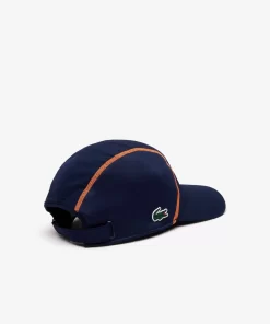 Lacoste Tennis>Herren Tennis Kappe Mit Mesh-Einsatz Navy Blau / Orange Xik