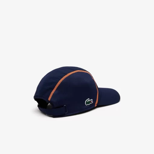 Lacoste Tennis>Herren Tennis Kappe Mit Mesh-Einsatz Navy Blau / Orange Xik