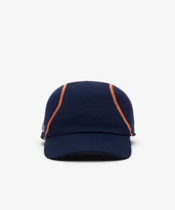 Lacoste Tennis>Herren Tennis Kappe Mit Mesh-Einsatz Navy Blau / Orange Xik