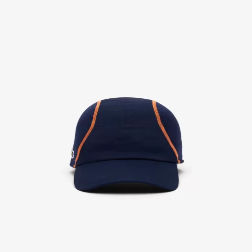 Lacoste Tennis>Herren Tennis Kappe Mit Mesh-Einsatz Navy Blau / Orange Xik