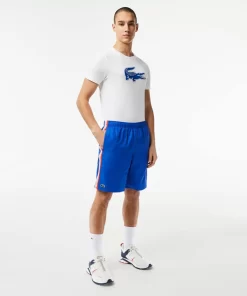 Lacoste Tennis>Herren Tennis Shorts Aus Recyceltem Polyester Konigsblau Kxb