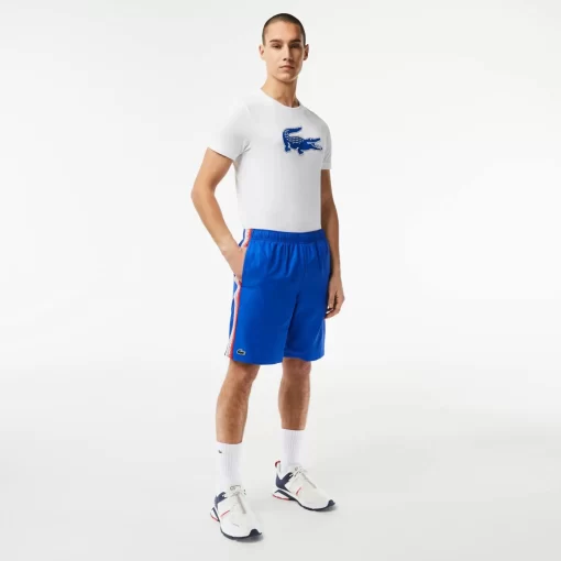 Lacoste Tennis>Herren Tennis Shorts Aus Recyceltem Polyester Konigsblau Kxb