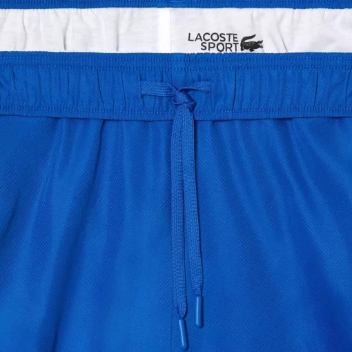 Lacoste Tennis>Herren Tennis Shorts Aus Recyceltem Polyester Konigsblau Kxb