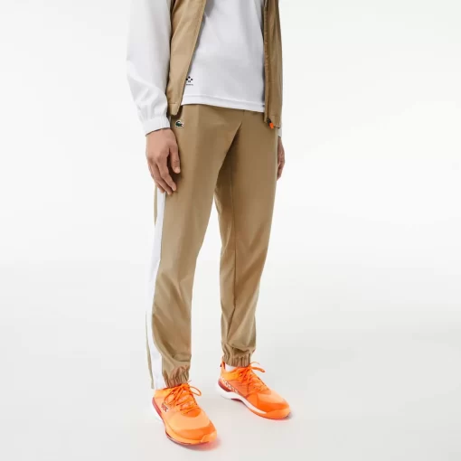 Lacoste Tennis>Herren Tennis X Daniil Medvedev Jogger-Set Weis / Beige / Weis / Blau / Orange Wri