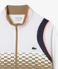 Lacoste Tennis>Herren Tennis X Daniil Medvedev Jogger-Set Weis / Beige / Weis / Blau / Orange Wri