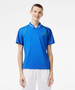 Lacoste Tennis>Herren Tennis X Daniil Medvedev Poloshirt Konigsblau Kxb