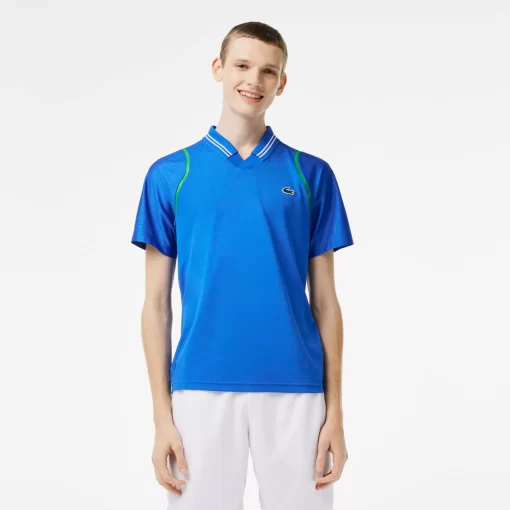 Lacoste Tennis>Herren Tennis X Daniil Medvedev Poloshirt Konigsblau Kxb