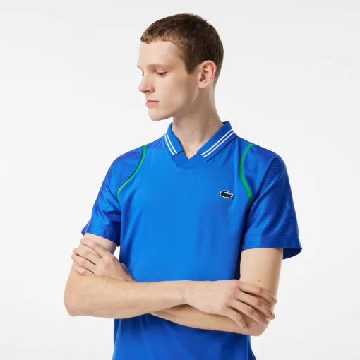 Lacoste Tennis>Herren Tennis X Daniil Medvedev Poloshirt Konigsblau Kxb