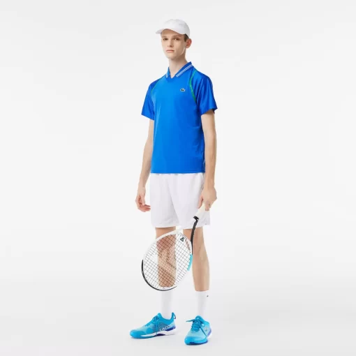 Lacoste Tennis>Herren Tennis X Daniil Medvedev Poloshirt Konigsblau Kxb