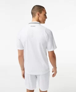 Lacoste Tennis>Herren Tennis X Daniil Medvedev Poloshirt Weis 001