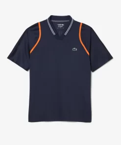 Lacoste Tennis>Herren Tennis X Daniil Medvedev Poloshirt Blau Kxe