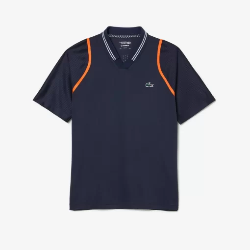 Lacoste Tennis>Herren Tennis X Daniil Medvedev Poloshirt Blau Kxe