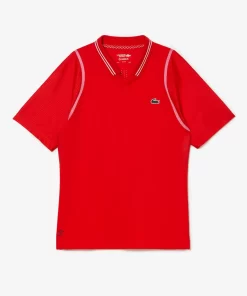 Lacoste Tennis>Herren Tennis X Daniil Medvedev Poloshirt Rot S5H