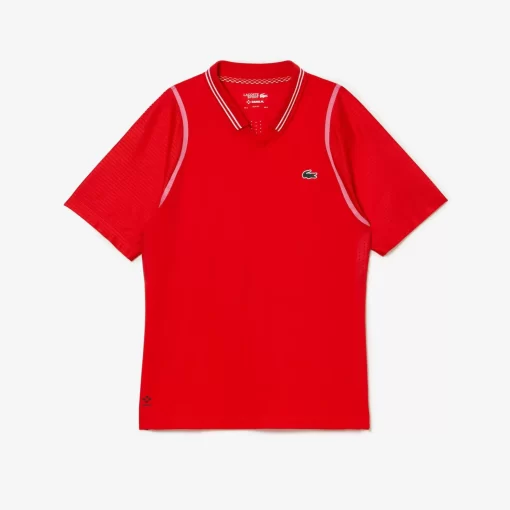 Lacoste Tennis>Herren Tennis X Daniil Medvedev Poloshirt Rot S5H