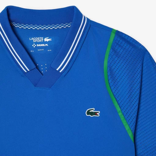 Lacoste Tennis>Herren Tennis X Daniil Medvedev Poloshirt Konigsblau Kxb