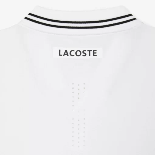 Lacoste Tennis>Herren Tennis X Daniil Medvedev Poloshirt Weis 001