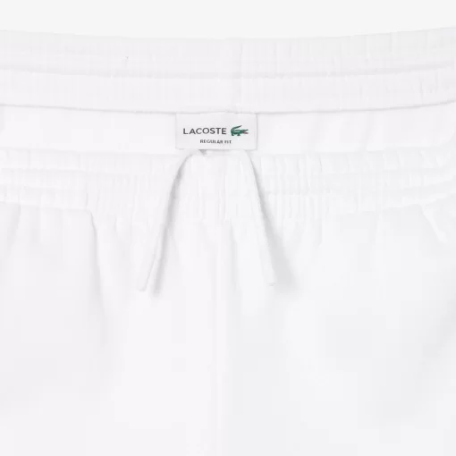 Lacoste Hosen & Shorts>Herren Trainingshosen Aus Aufgerautem Fleece Weis 001