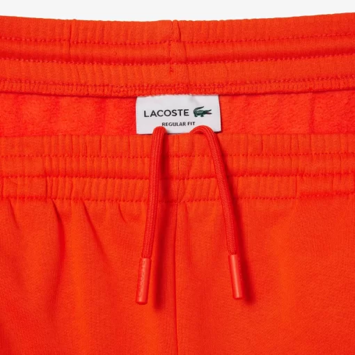 Lacoste Hosen & Shorts>Herren Trainingshosen Aus Aufgerautem Fleece Orange Sji