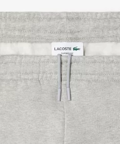 Lacoste Hosen & Shorts>Herren Trainingshosen Mit Colourblock Heidekraut Grau / Schwarz / Weis Sj1