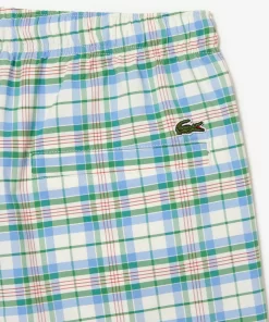 Lacoste Hosen & Shorts>Herren Trainingshosen Mit Karomuster Weis 2Cq